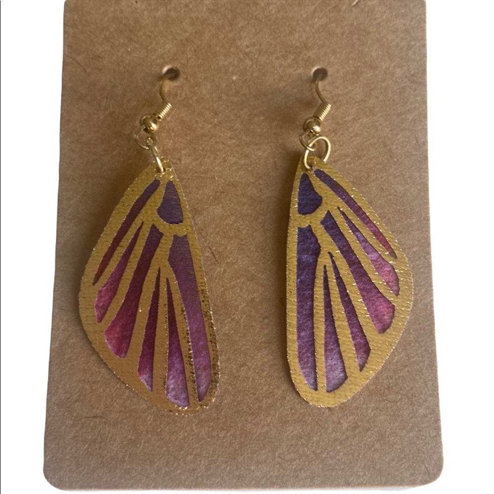 Butterfly Wing Lightweight Dangle Earrings